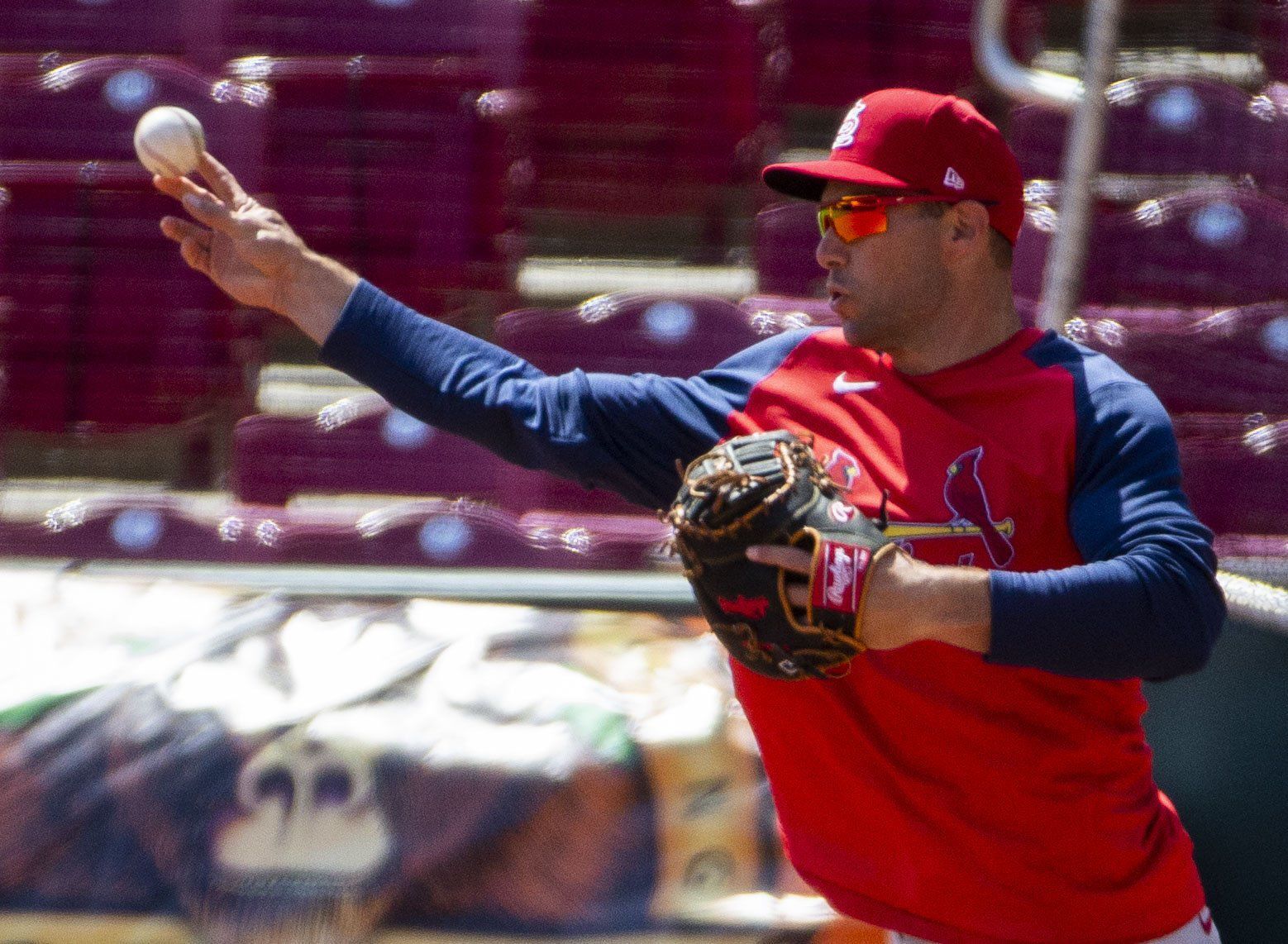 Cardinals hold a team workout ahead of opening day